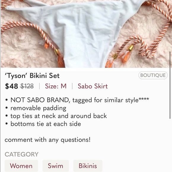 ‘Tyson’ Triangle Bikini set - Picture 5 of 5